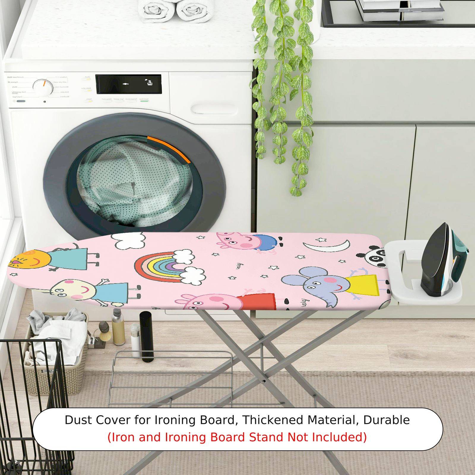 1-Piece Rainbow Animal  Ironing Board Cover, Universal Size, Without Board