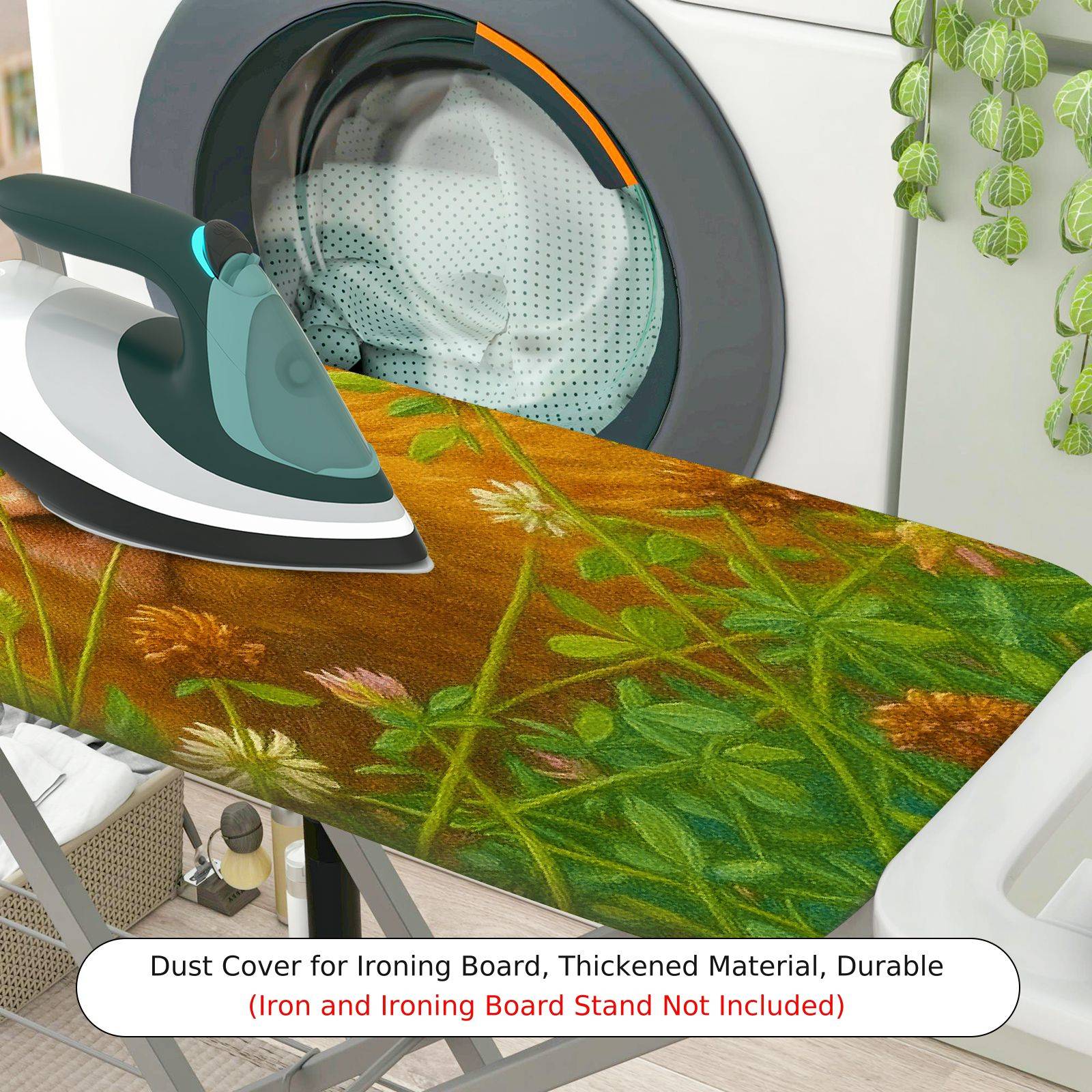 1-Piece Animal Nature Art  Ironing Board Cover, Universal Size, Without Board