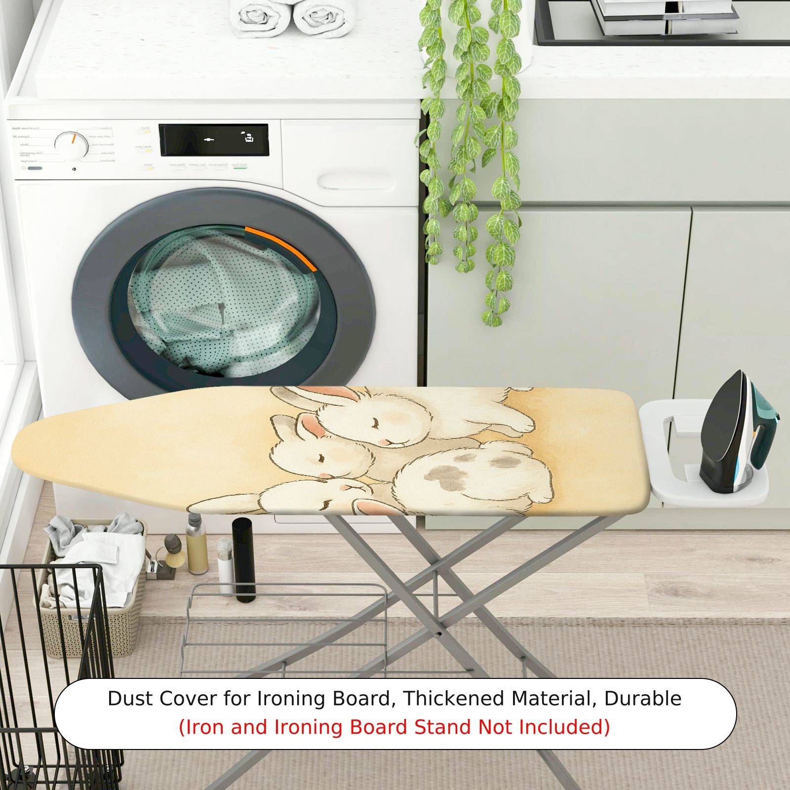 1-Piece Rabbit Animal  Ironing Board Cover, Universal Size, Without Board