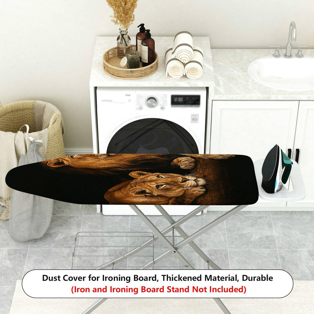 1-Piece Lion Animal Elegant  Ironing Board Cover, Universal Size, Without Board