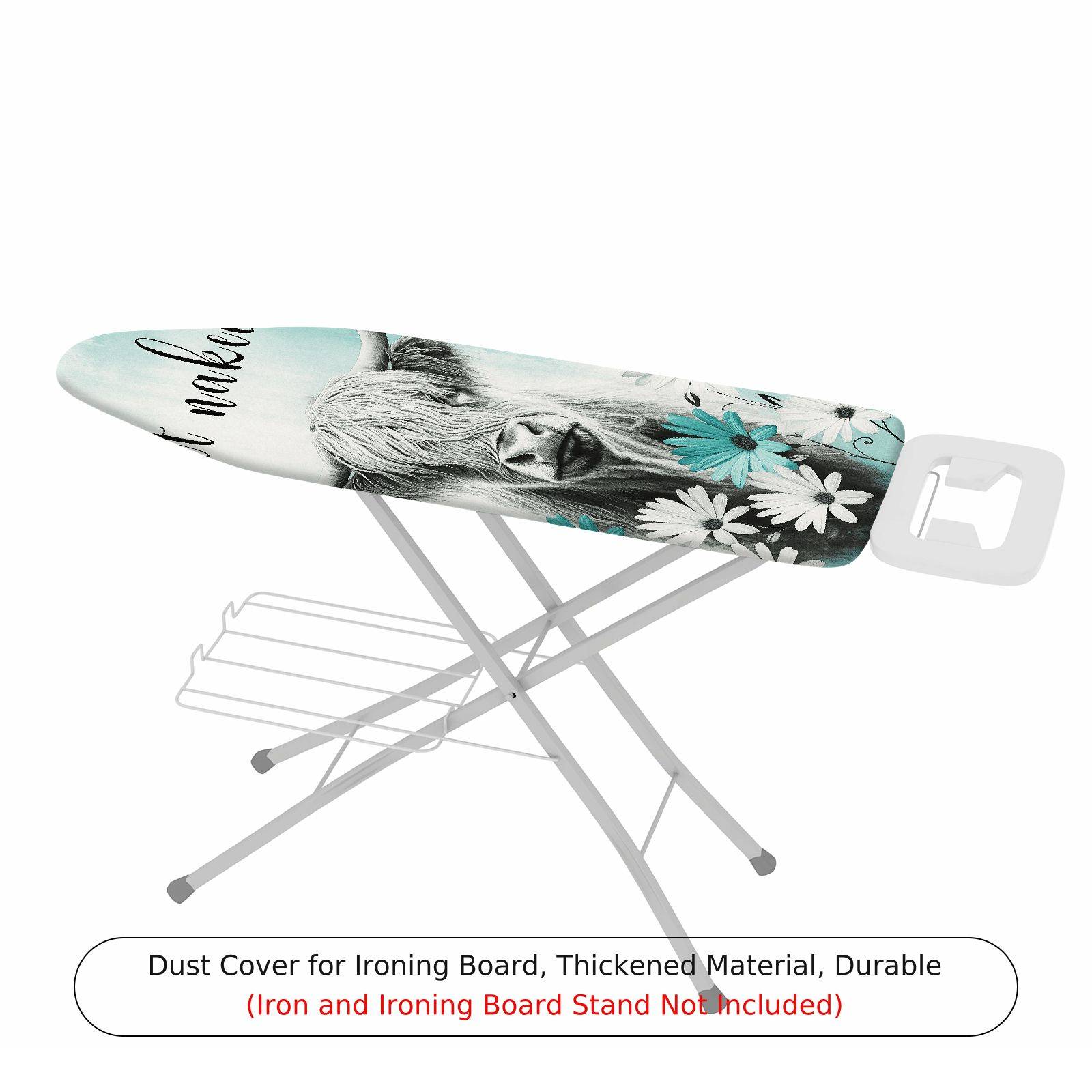 1-Piece Animal Floral Text  Ironing Board Cover, Universal Size, Without Board