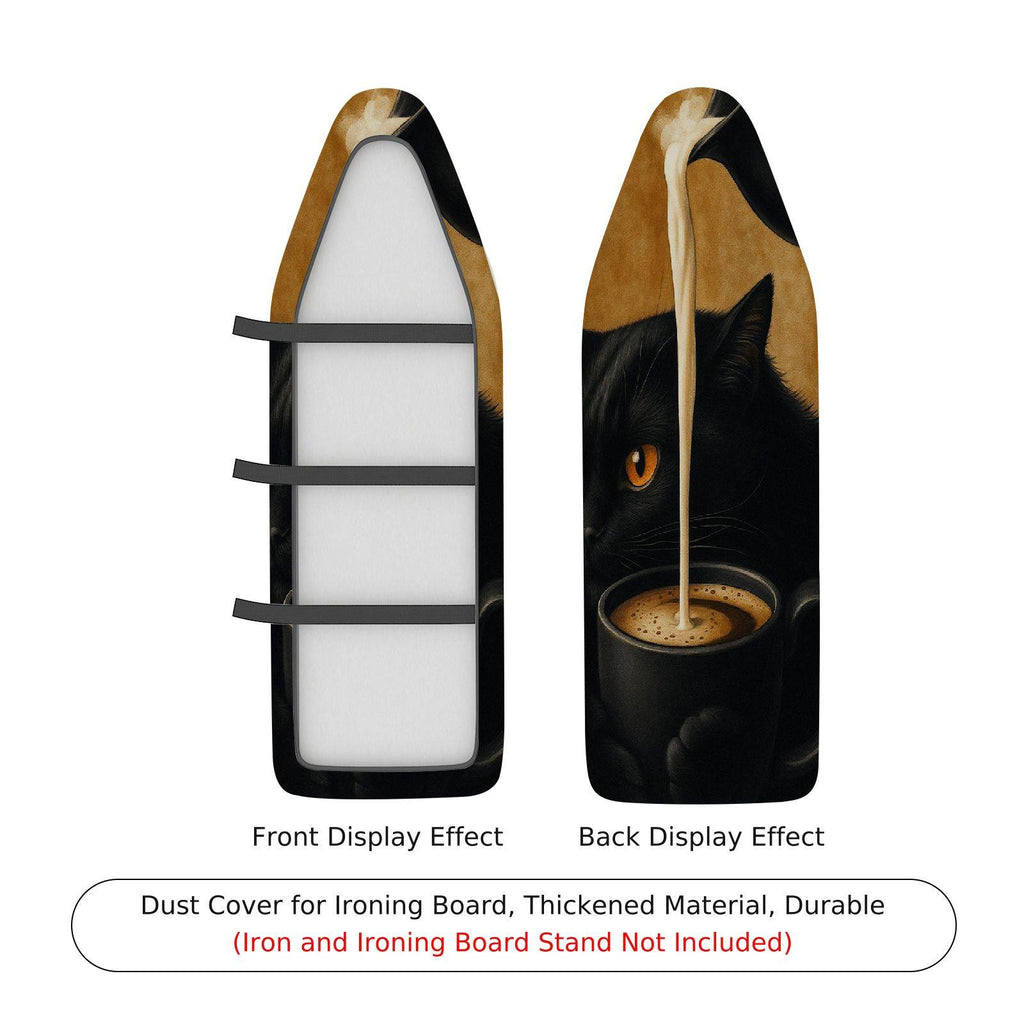 1-Piece Black Cat Artistic Animal Modern  Ironing Board Cover, Universal Size, Without Board