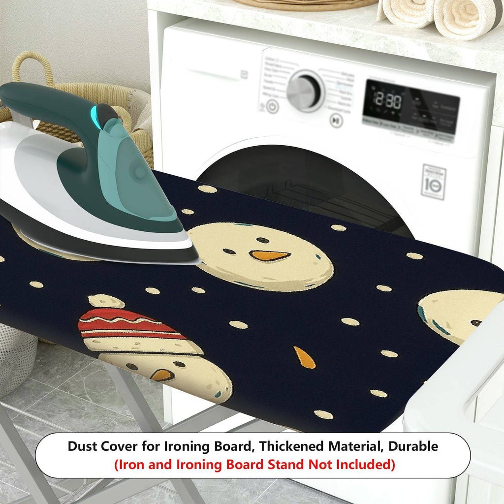 1-Piece Snowman Hat Christmas  Ironing Board Cover, Universal Size, Without Board