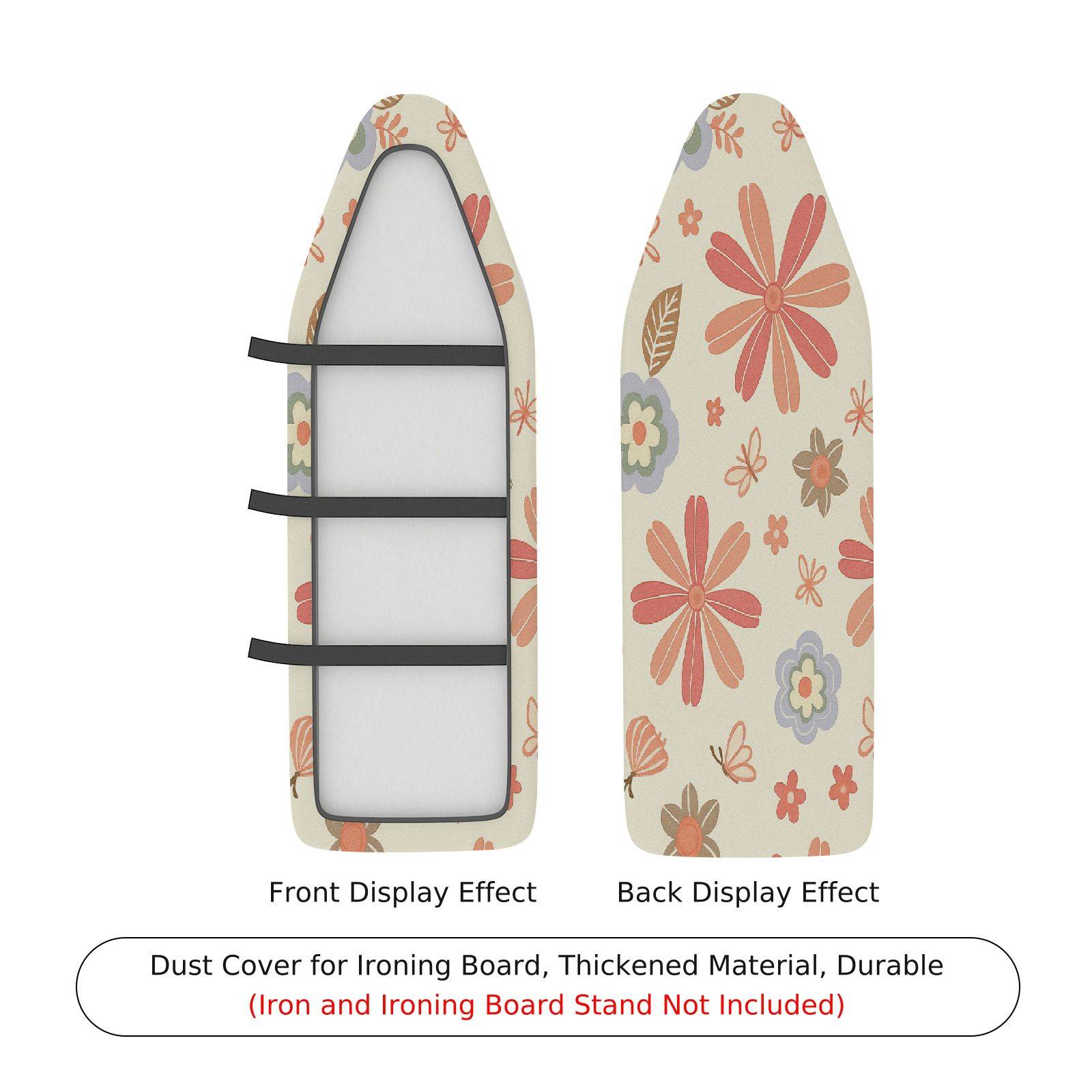 1-Piece Animal Floral  Ironing Board Cover, Universal Size, Without Board