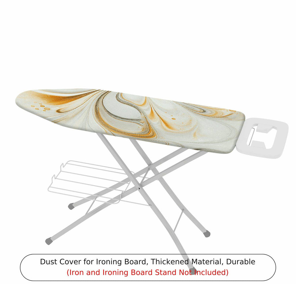 1-Piece Abstract Swirl Pattern Orange  Ironing Board Cover, Universal Size, Without Board