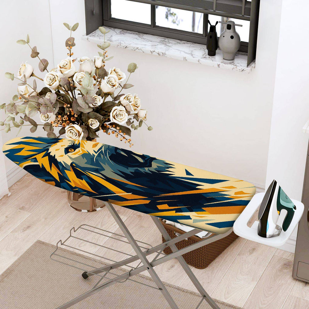 1-Piece Abstract Lion Pattern Graphic  Ironing Board Cover, Universal Size, Without Board