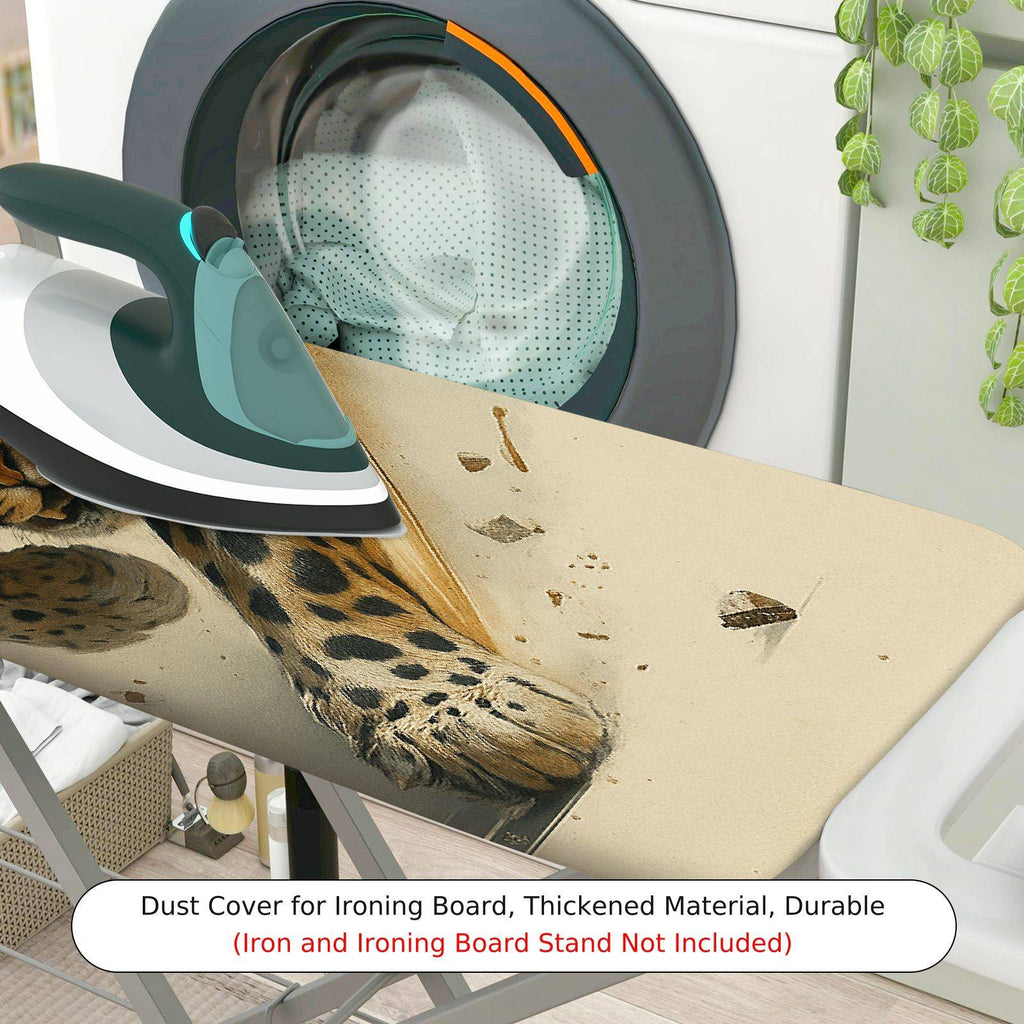 1-Piece Leopard Animal Print Jungle  Ironing Board Cover, Universal Size, Without Board