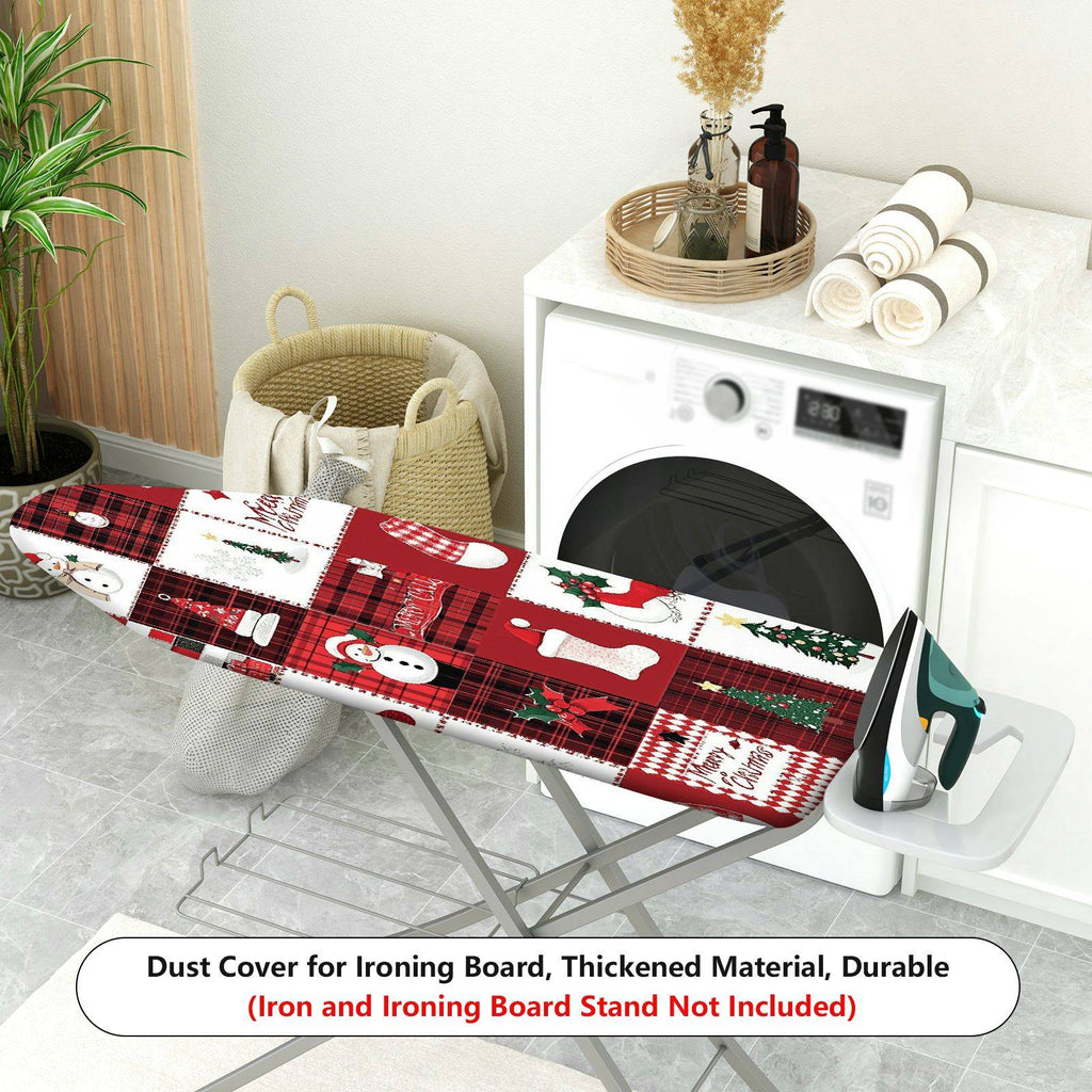 1-Piece Christmas Snowman Patterned  Ironing Board Cover, Universal Size, Without Board