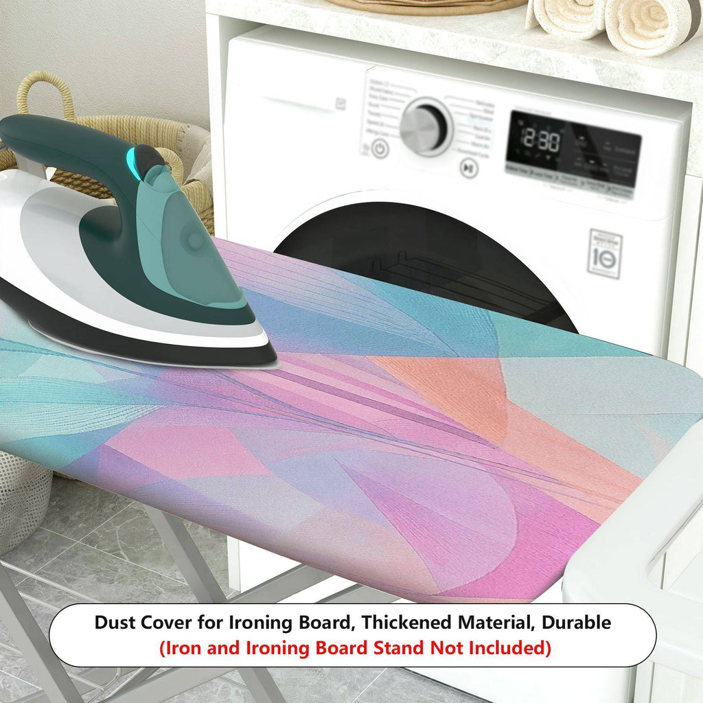 1-Piece Abstract Colorful Geometric Pattern  Ironing Board Cover, Universal Size, Without Board