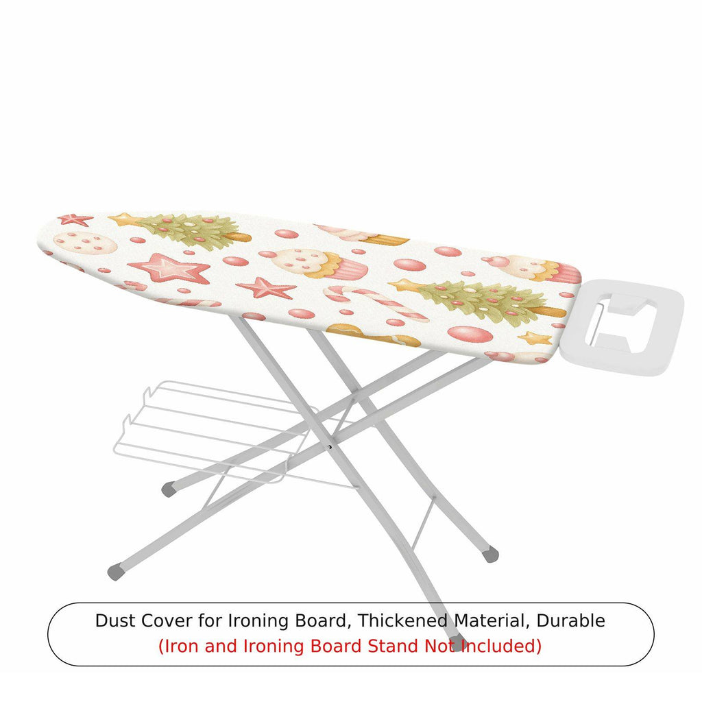 1-Piece Christmas Tree Gingerbread Candy  Ironing Board Cover, Universal Size, Without Board
