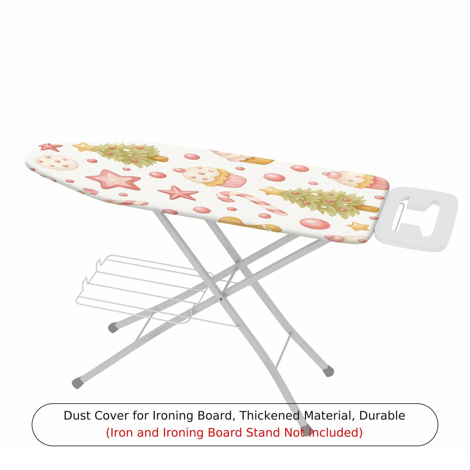 1-Piece Christmas Tree Gingerbread Candy  Ironing Board Cover, Universal Size, Without Board