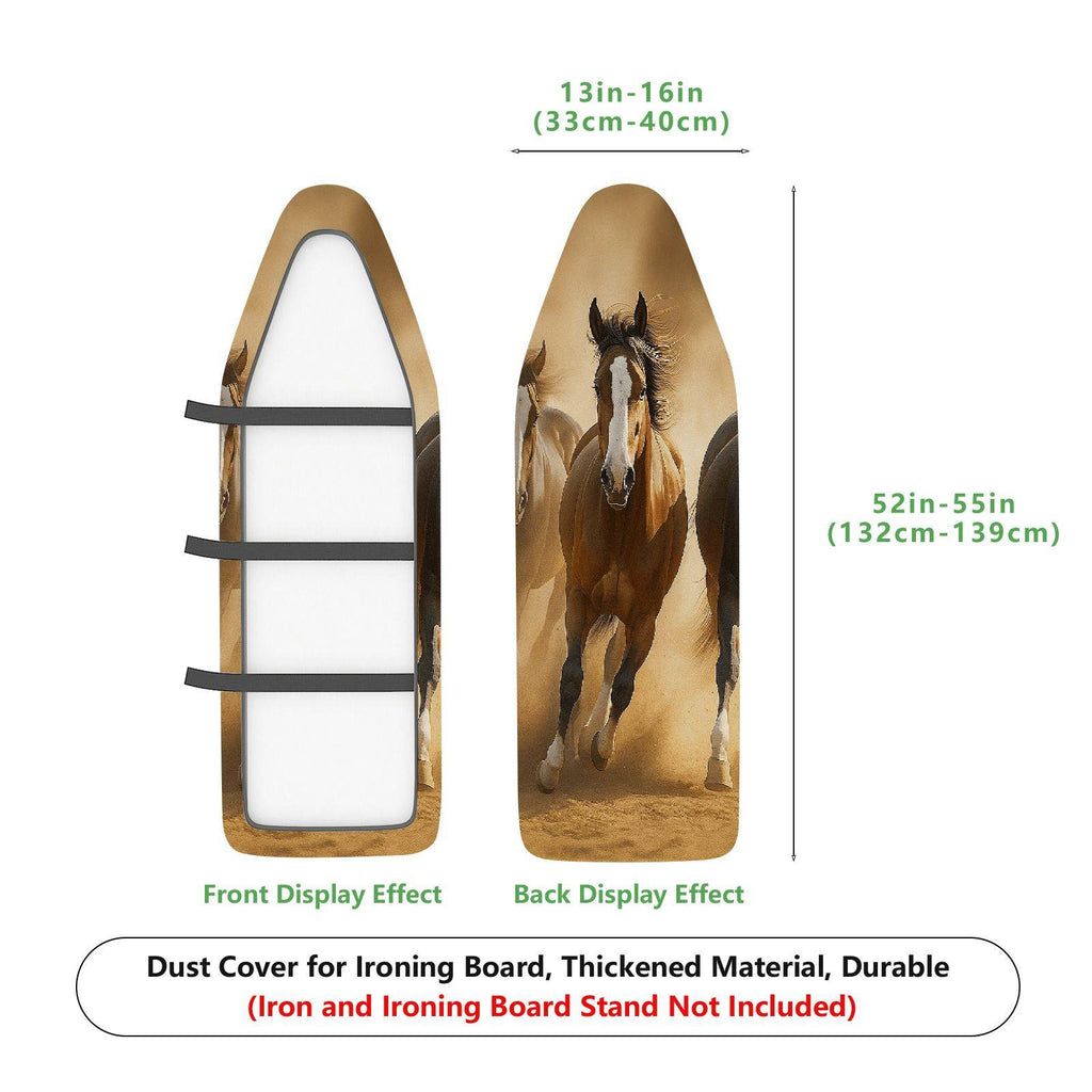 1-Piece Horse Animal Running  Ironing Board Cover, Universal Size, Without Board