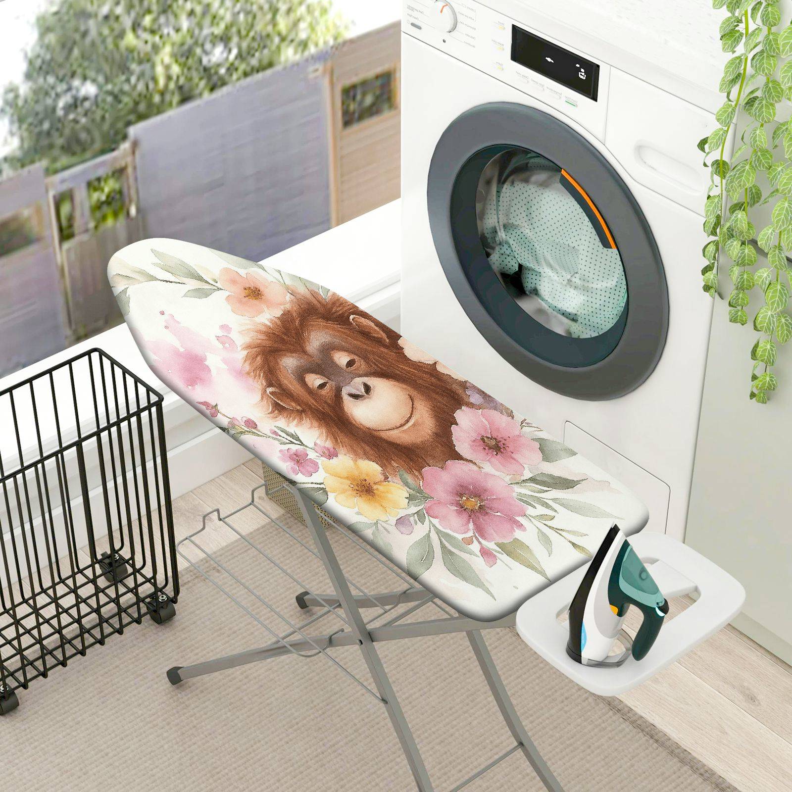 1-Piece Animal Floral  Ironing Board Cover, Universal Size, Without Board