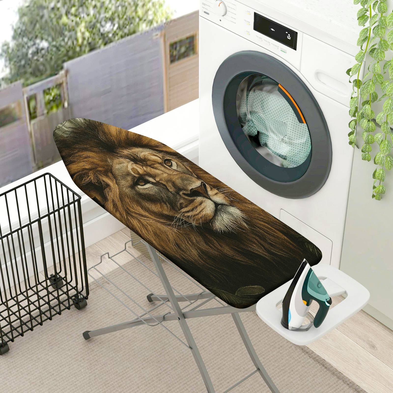 1-Piece Animal Wildlife King  Ironing Board Cover, Universal Size, Without Board