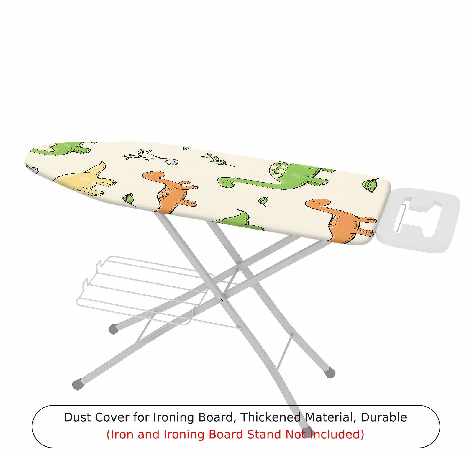 1-Piece Dinosaur  Animal Green  Ironing Board Cover, Universal Size, Without Board