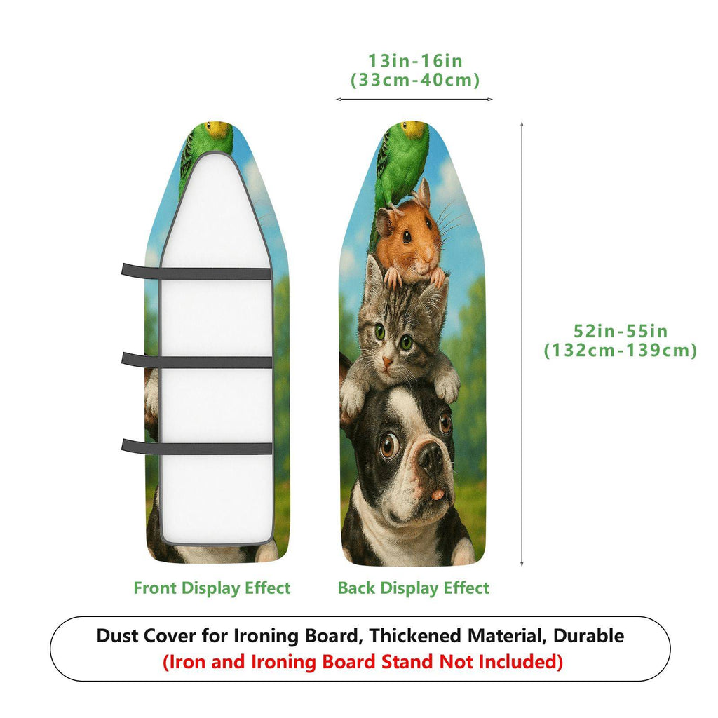 1-Piece Animal Pet Cat Dog  Ironing Board Cover, Universal Size, Without Board