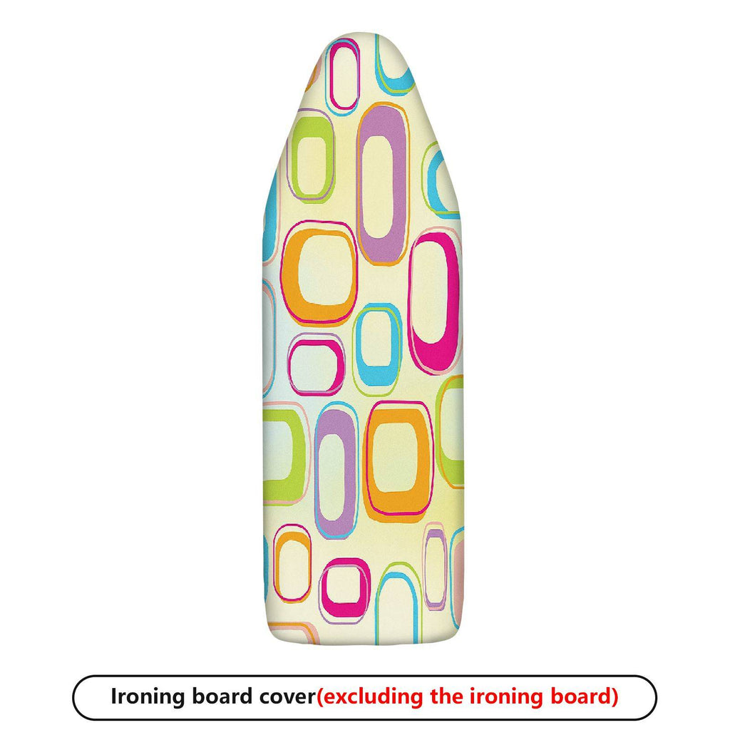 1-Piece Geometric Colorful Retro  Ironing Board Cover, Universal Size, Without Board