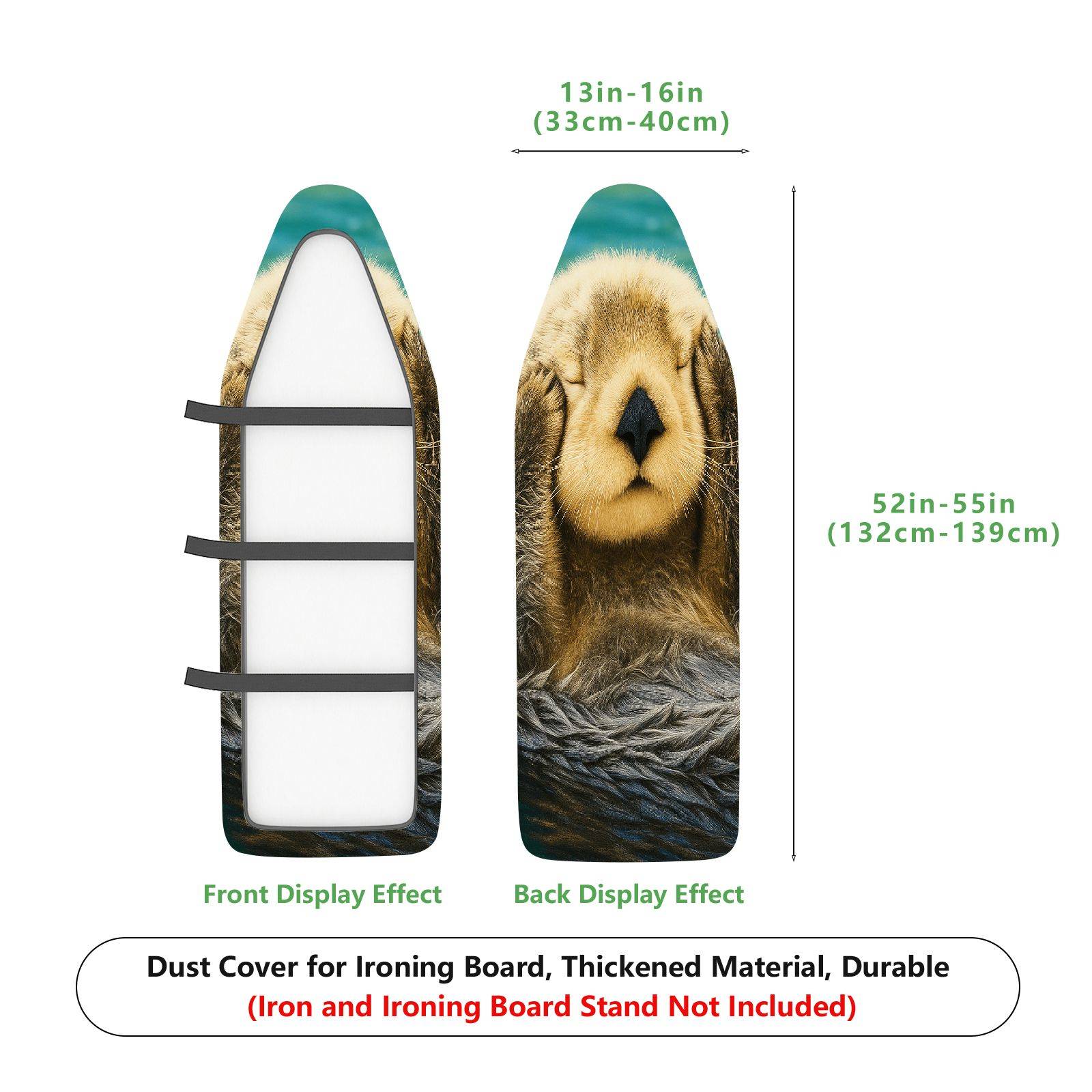 1-Piece Animal Wildlife Nature  Ironing Board Cover, Universal Size, Without Board