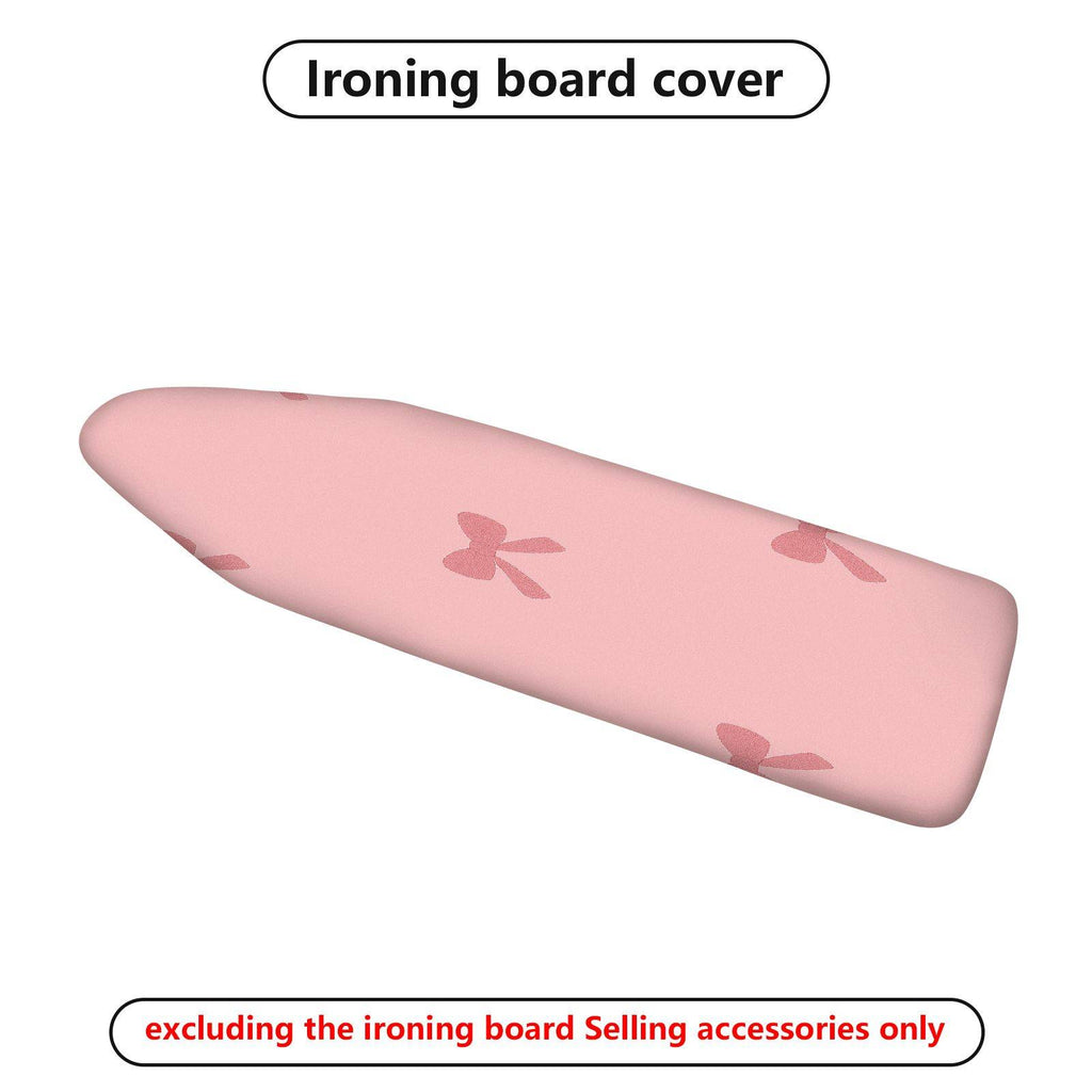 1-Piece Pink Bow Pattern Cute  Ironing Board Cover, Universal Size, Without Board