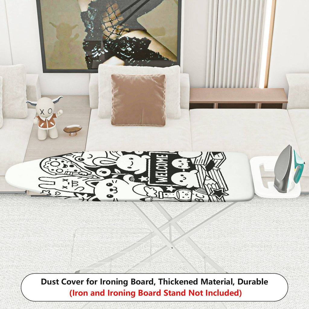 1-Piece Cute  Animal Welcome  Ironing Board Cover, Universal Size, Without Board