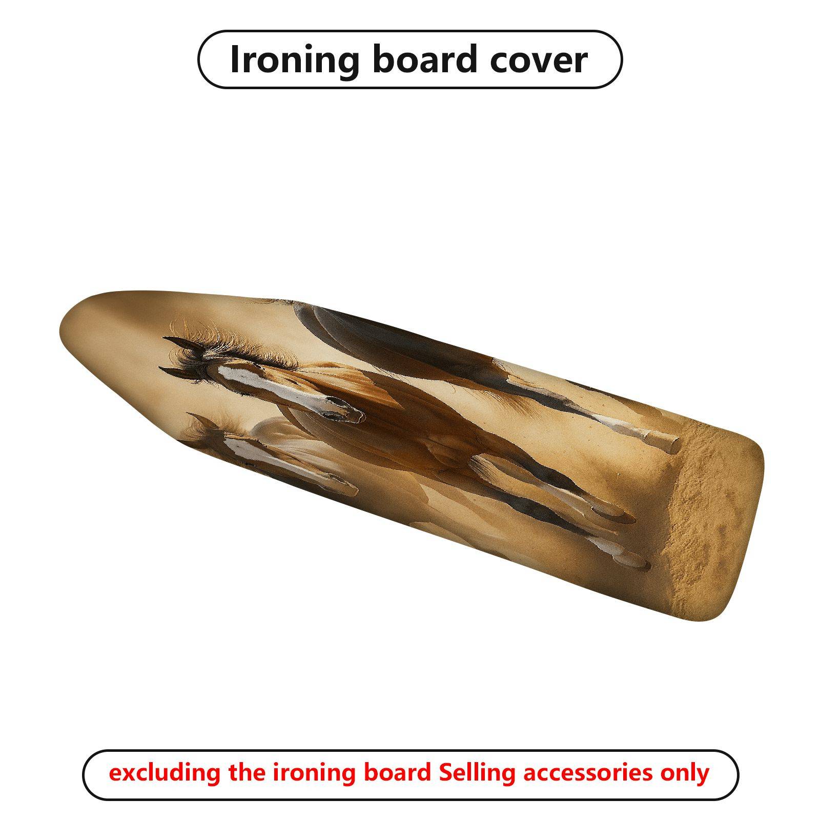 1-Piece Horse Animal Running  Ironing Board Cover, Universal Size, Without Board