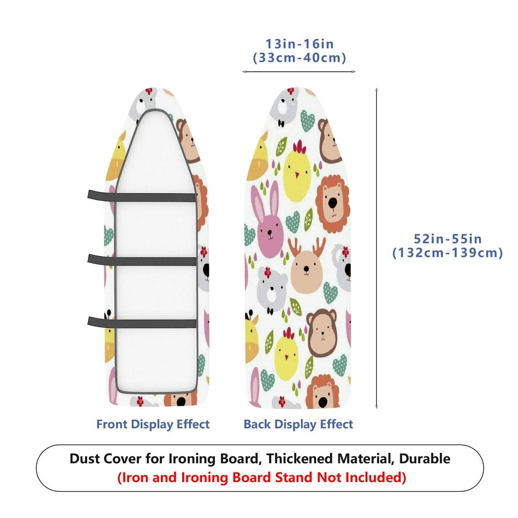 1-Piece Animal  Colorful  Ironing Board Cover, Universal Size, Without Board
