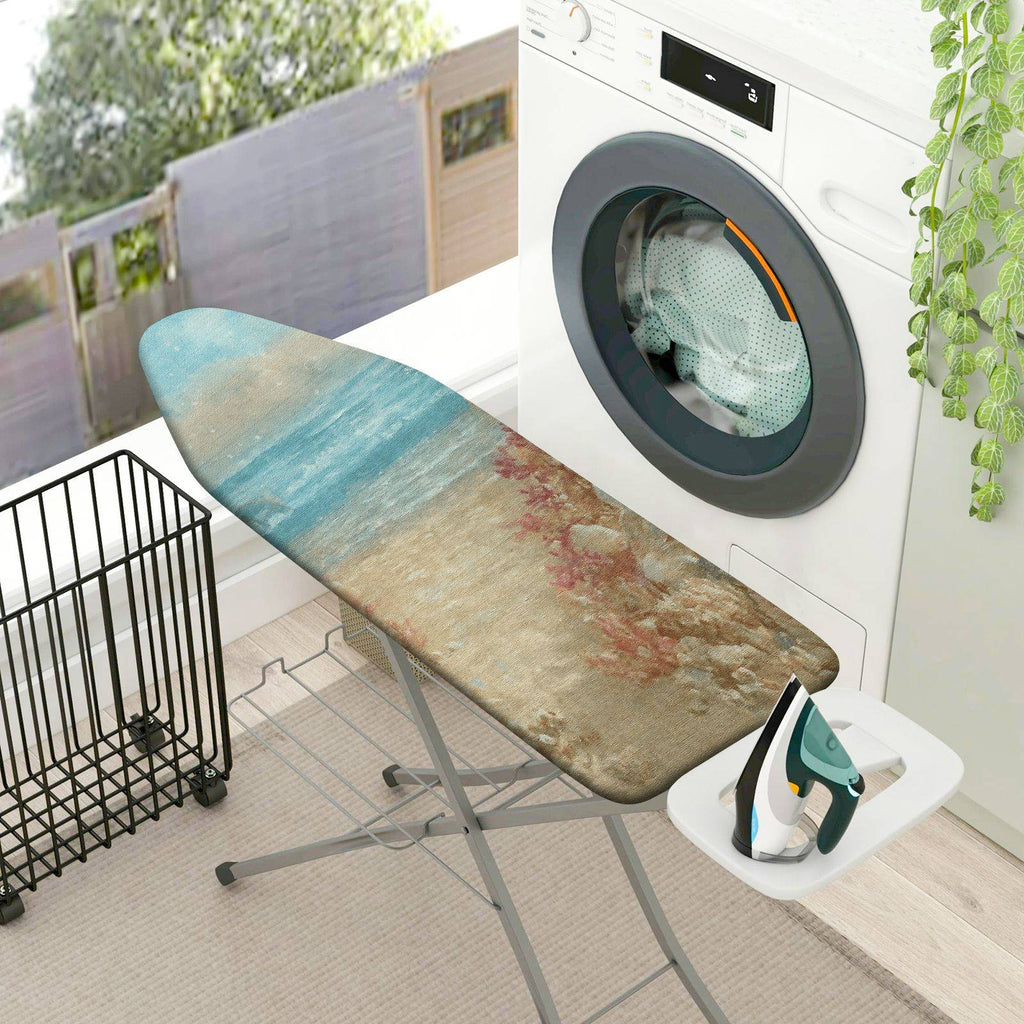1-Piece Ocean Beach Landscape  Ironing Board Cover, Universal Size, Without Board