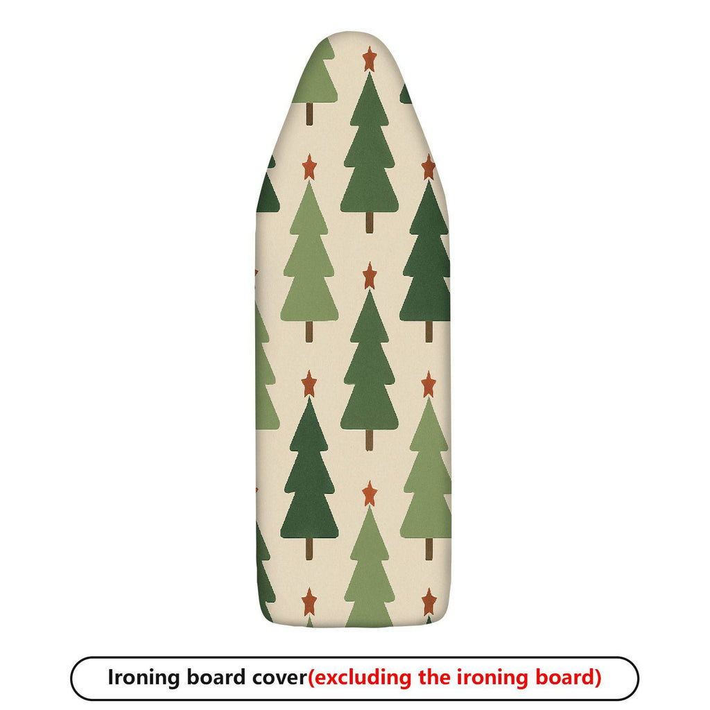 1-Piece Christmas Tree Star Pattern Festive  Ironing Board Cover, Universal Size, Without Board