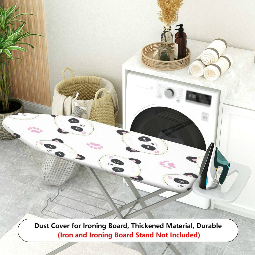 1-Piece Panda  Animal Pink  Ironing Board Cover, Universal Size, Without Board