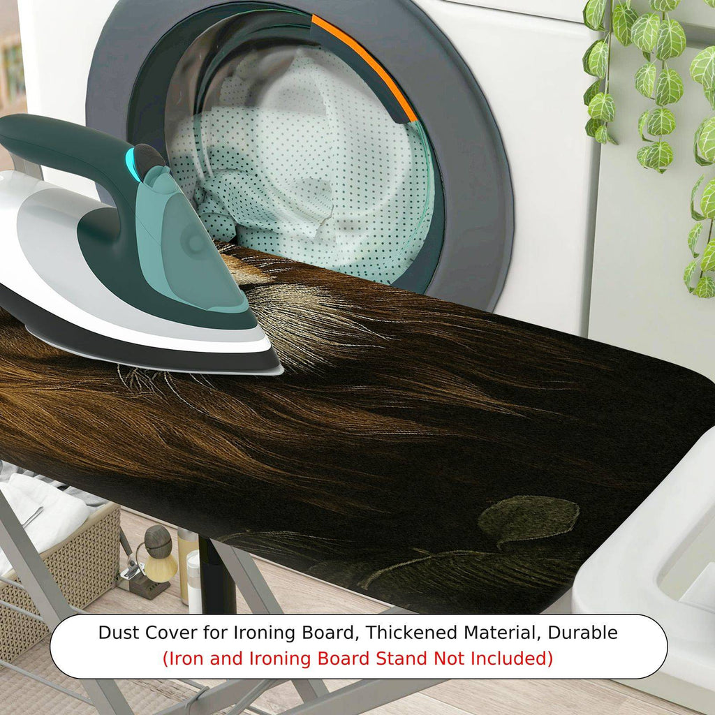 1-Piece Animal Lion Art  Ironing Board Cover, Universal Size, Without Board