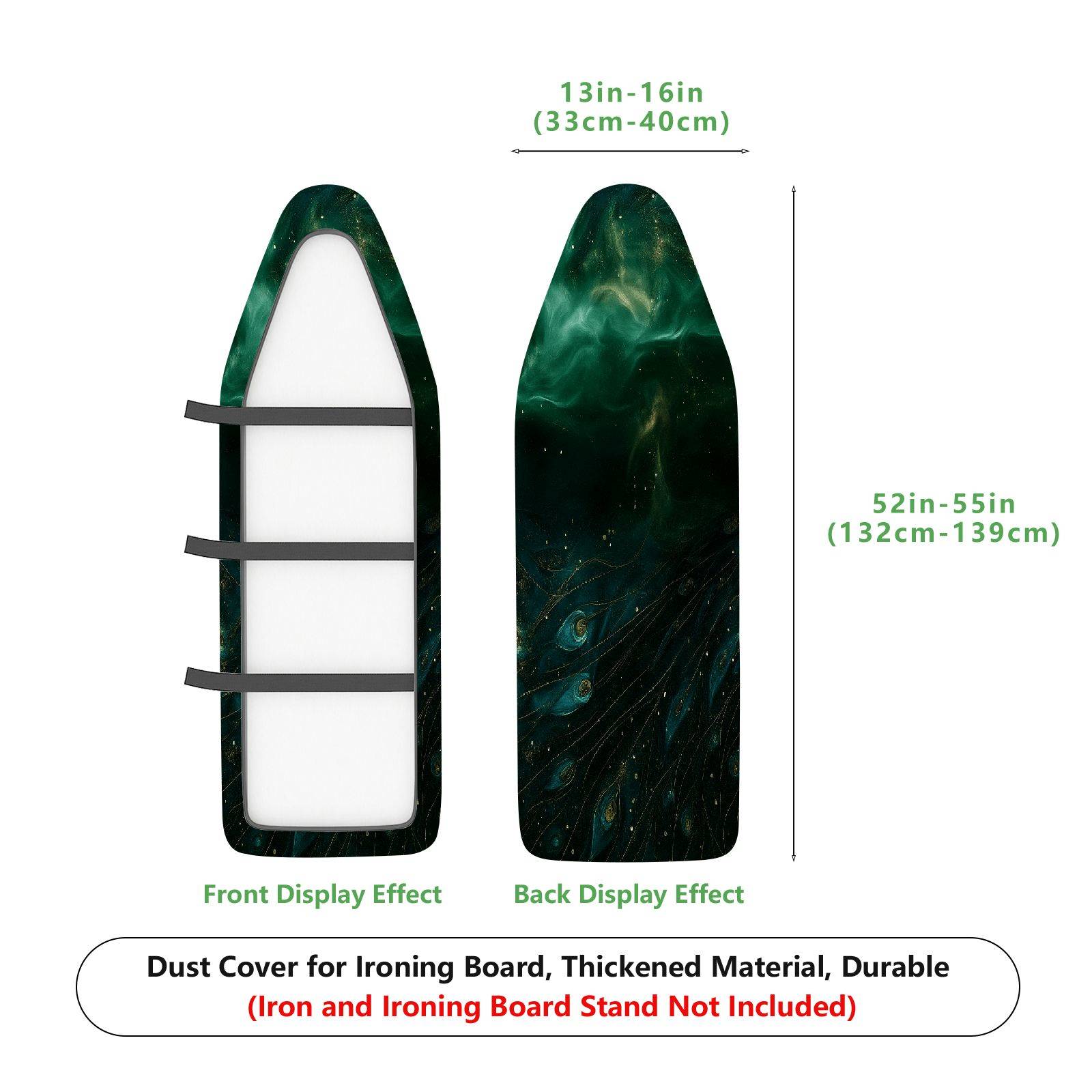 1-Piece Galaxy Cosmic Abstract  Ironing Board Cover, Universal Size, Without Board