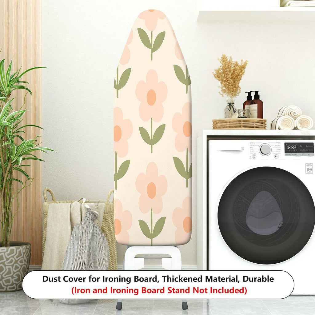 1-Piece Floral Pattern Pastel Retro  Ironing Board Cover, Universal Size, Without Board