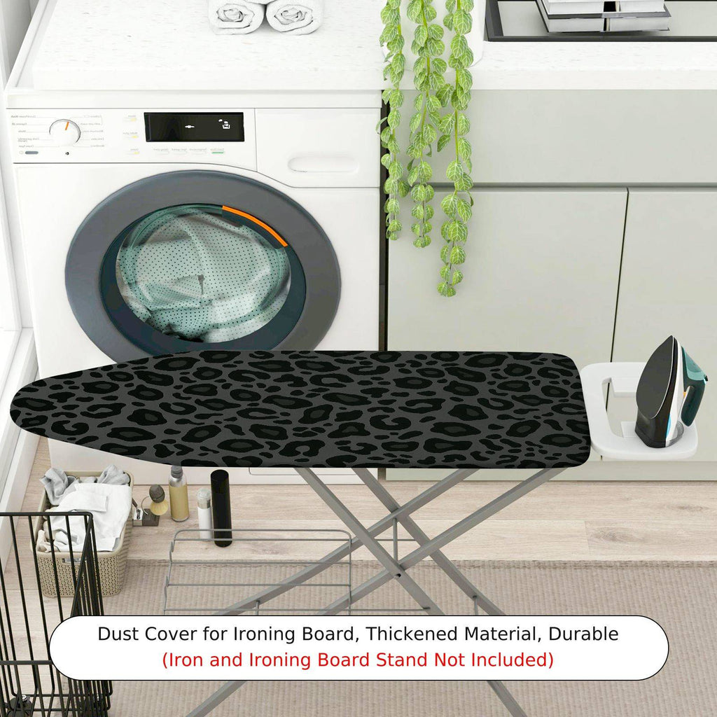 1-Piece Leopard Print Animal Pattern Stylish  Ironing Board Cover, Universal Size, Without Board
