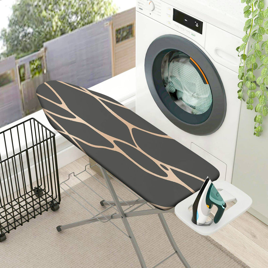 1-Piece Abstract Geometric Modern  Ironing Board Cover, Universal Size, Without Board