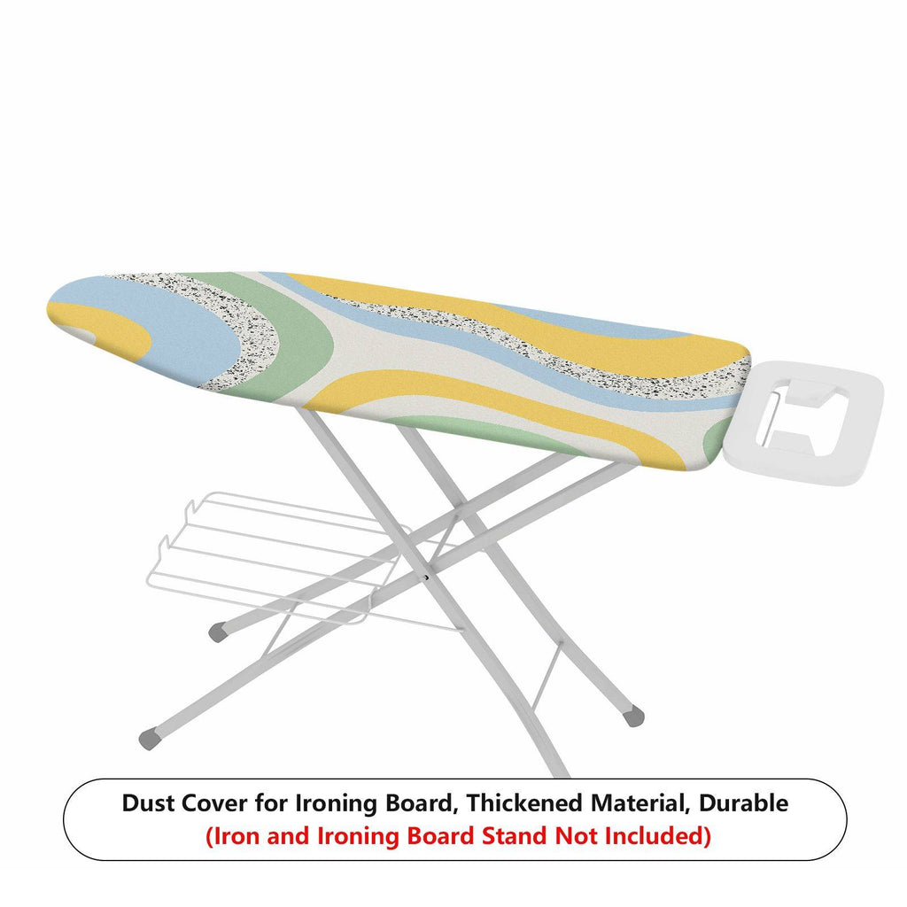 1-Piece Abstract Wave Pattern Pastel Color Modern  Ironing Board Cover, Universal Size, Without Board