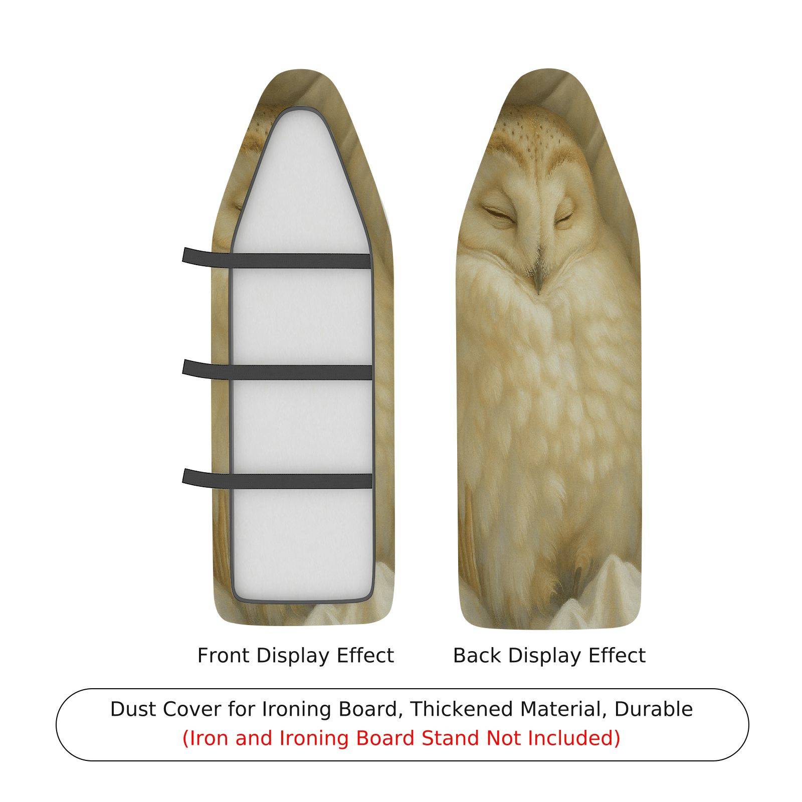 1-Piece Owl Animal Nature  Ironing Board Cover, Universal Size, Without Board