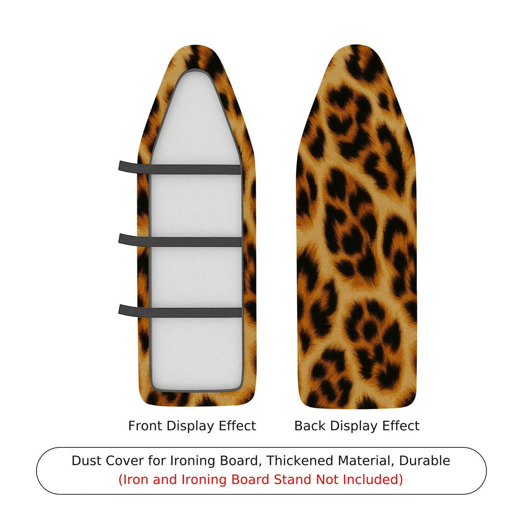 1-Piece Leopard Print Animal Pattern Stylish  Ironing Board Cover, Universal Size, Without Board