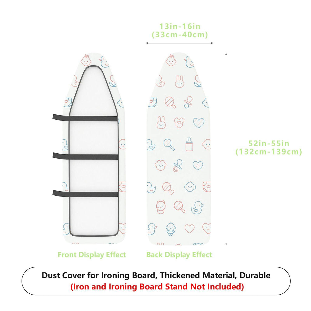 1-Piece Cute  Animal Heart  Ironing Board Cover, Universal Size, Without Board
