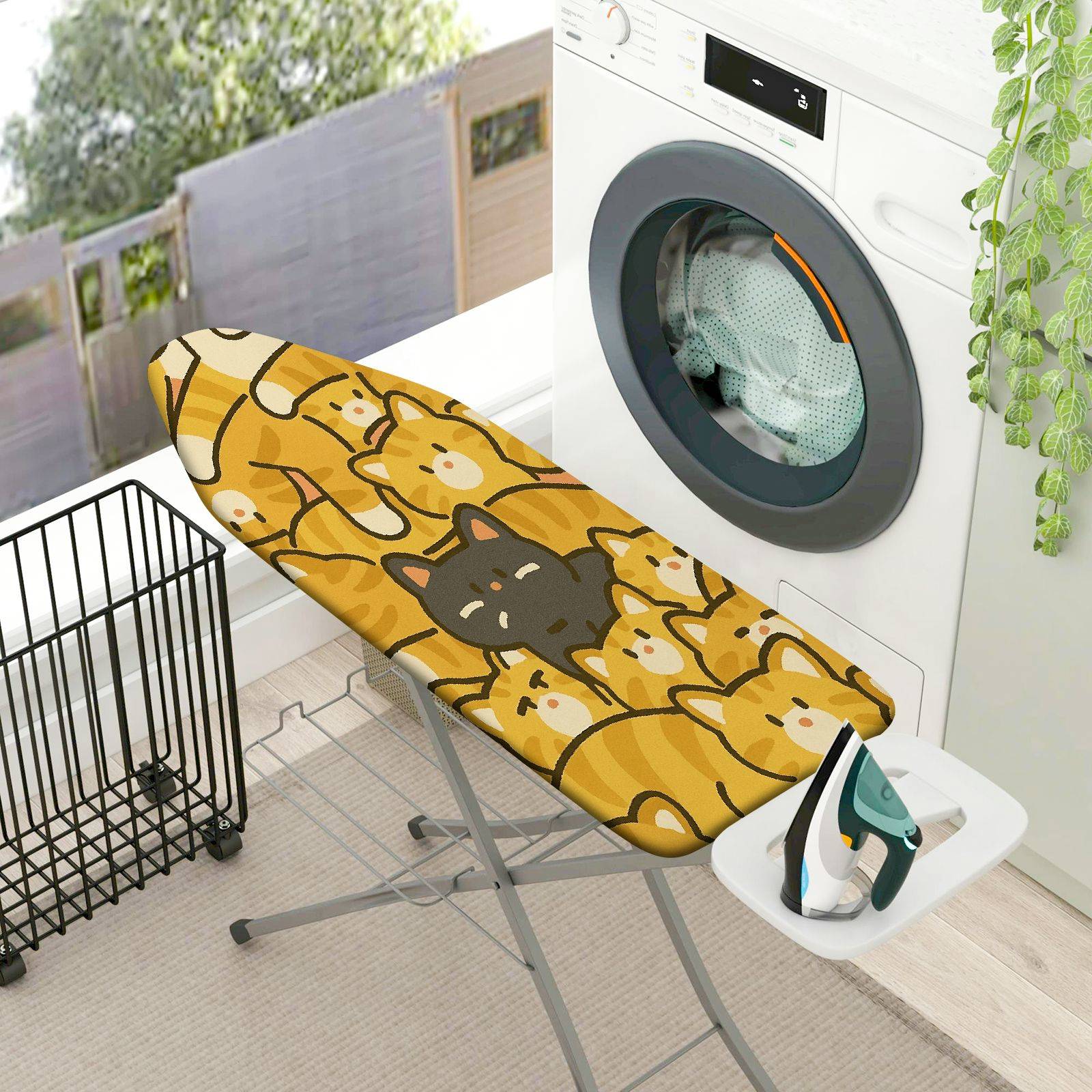 1-Piece Cat  Animal  Ironing Board Cover, Universal Size, Without Board