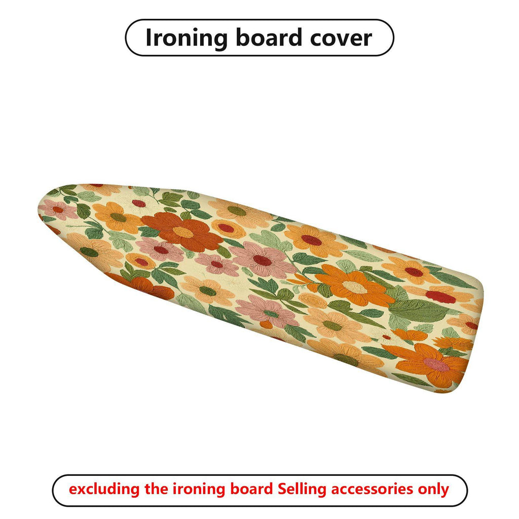 1-Piece Floral Pattern Vintage Retro  Ironing Board Cover, Universal Size, Without Board