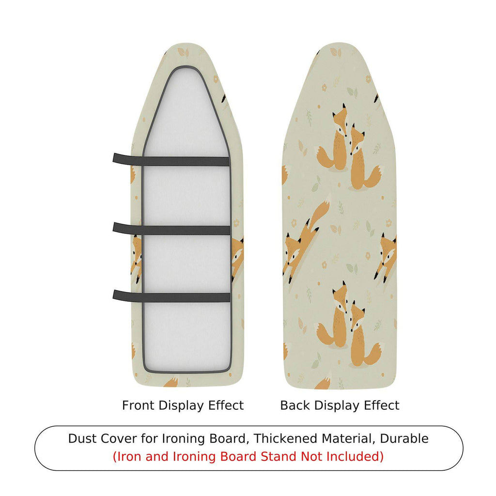 1-Piece Fox Pattern Animal Nature Print  Ironing Board Cover, Universal Size, Without Board