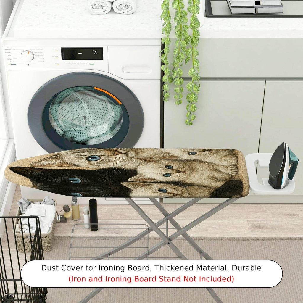 1-Piece Cat Kitten Animal  Ironing Board Cover, Universal Size, Without Board