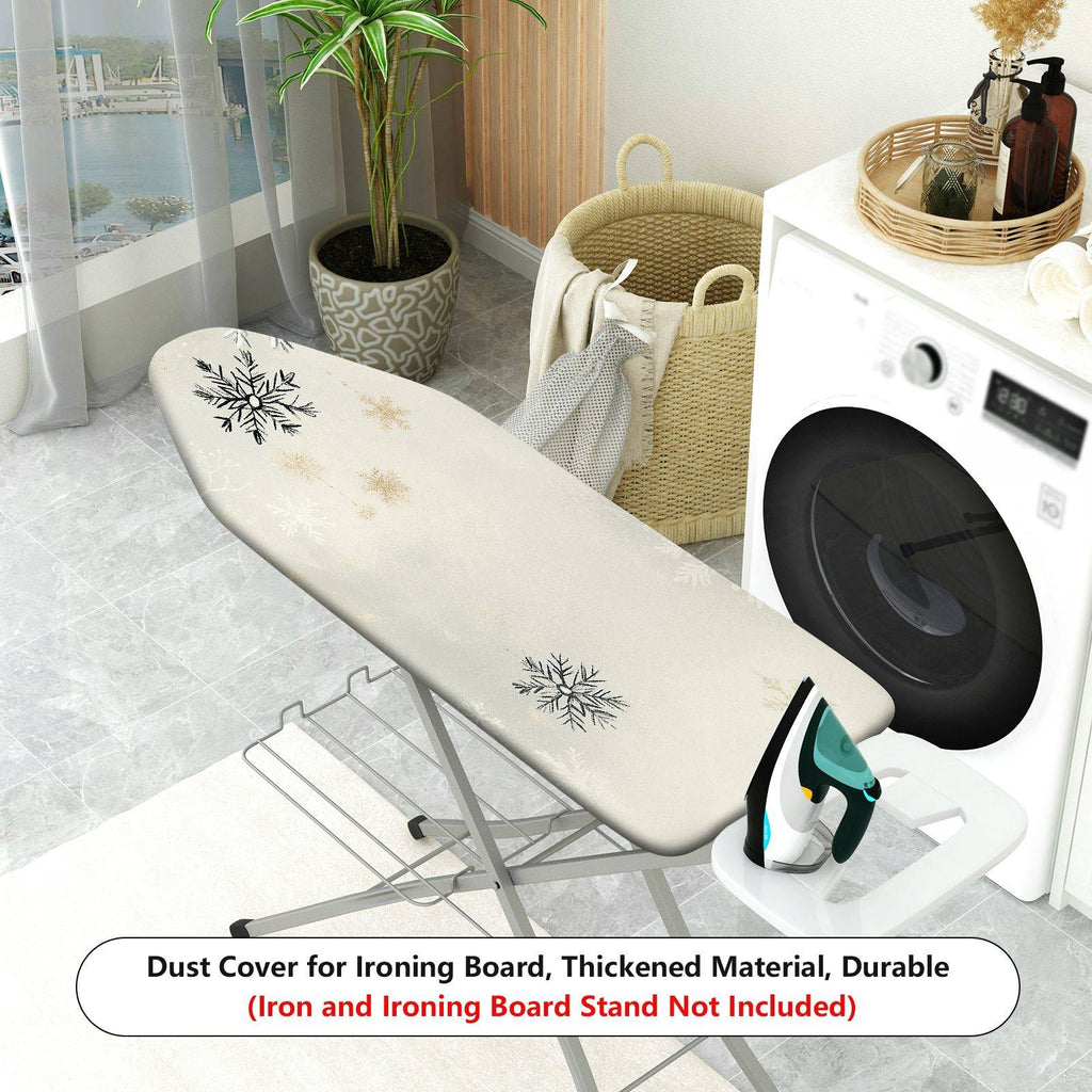 1-Piece Christmas Snowflake Winter  Ironing Board Cover, Universal Size, Without Board