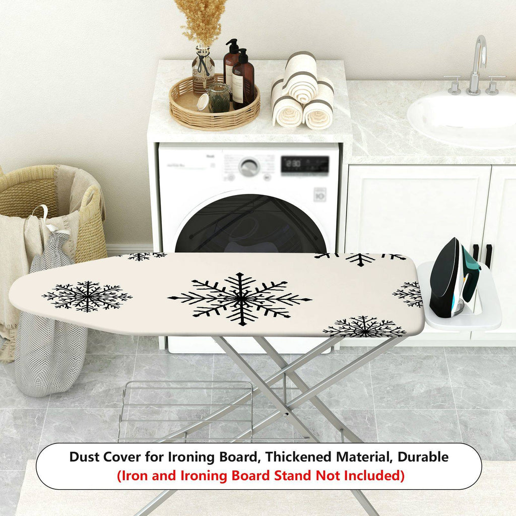 1-Piece Snowflake Pattern Christmas Winter  Ironing Board Cover, Universal Size, Without Board