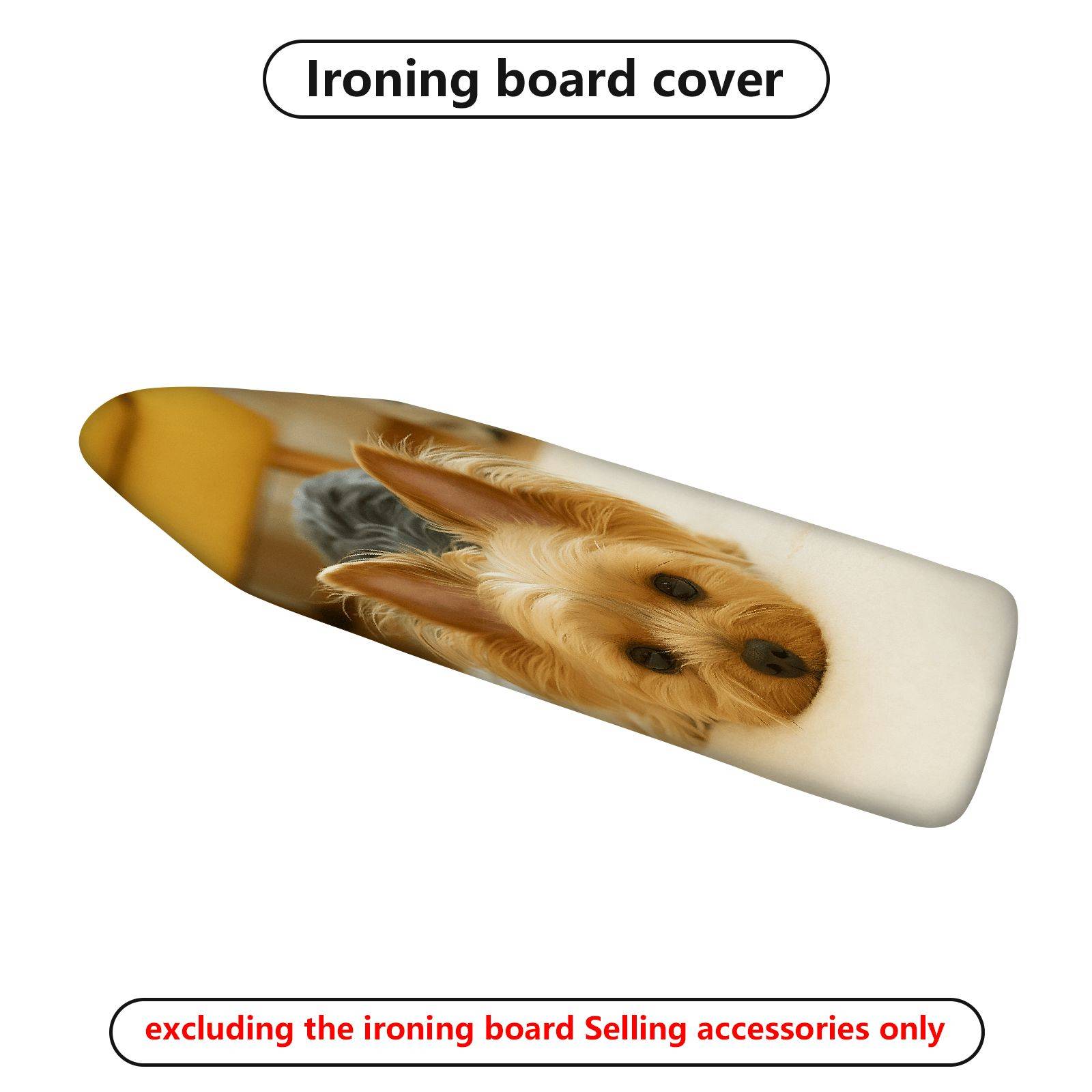 1-Piece Dog Pet Animal  Ironing Board Cover, Universal Size, Without Board