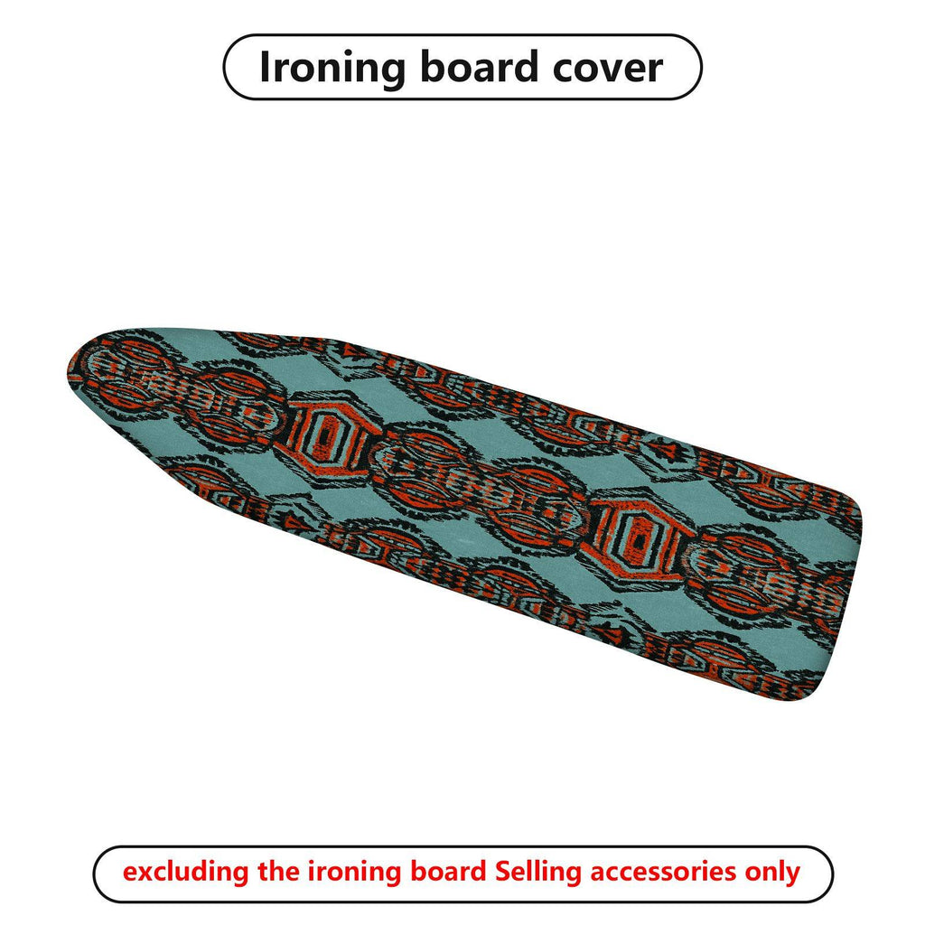 1-Piece Geometric Retro Tribal  Ironing Board Cover, Universal Size, Without Board
