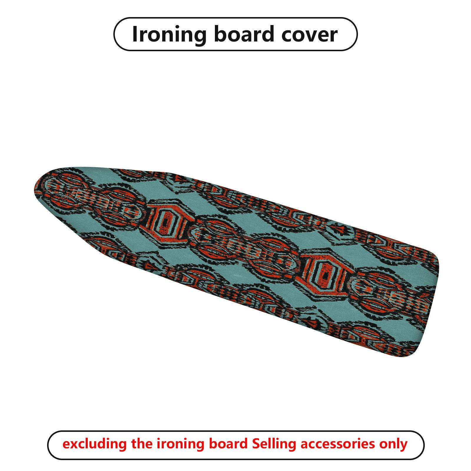 1-Piece Geometric Retro Tribal  Ironing Board Cover, Universal Size, Without Board