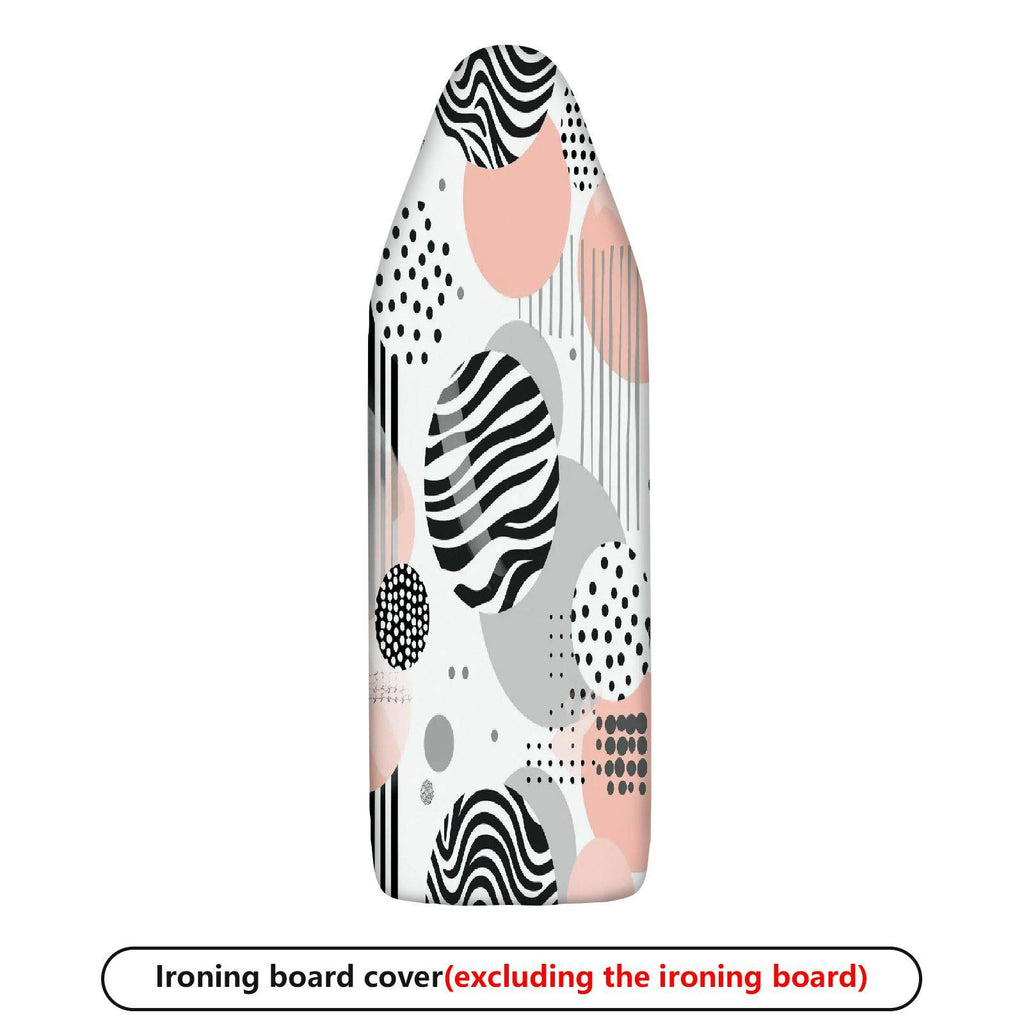 1-Piece Abstract Geometric Dots Striped  Ironing Board Cover, Universal Size, Without Board