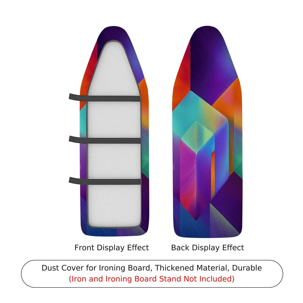 1-Piece Colorful Geometric Abstract  Ironing Board Cover, Universal Size, Without Board