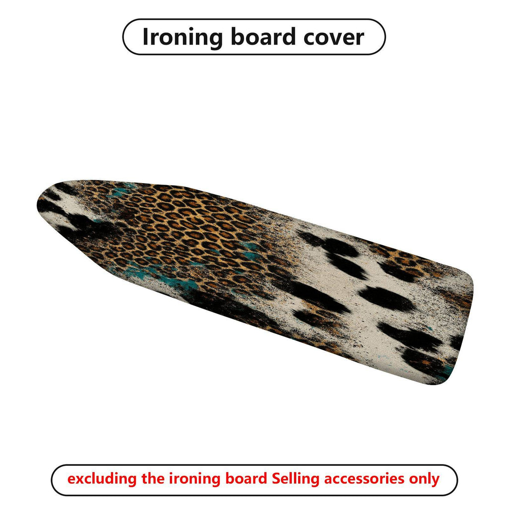 1-Piece Leopard Animal Print Stylish  Ironing Board Cover, Universal Size, Without Board